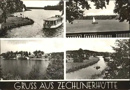 Zechlinerhuette Ausflugsschiff Seepanorama Kat. Rheinsberg