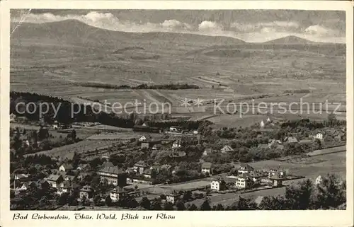 Bad Liebenstein Blick zur Rhoen Kat. Bad Liebenstein