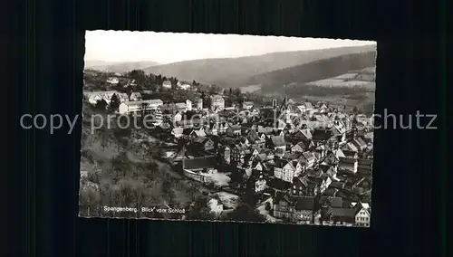 Spangenberg Hessen Blick vom Schloss Kat. Spangenberg