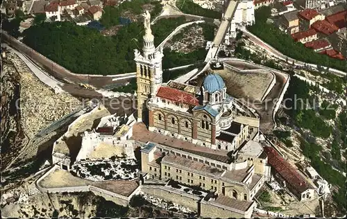 Marseille Fliegeraufnahme mit Kirche Kat. Marseille