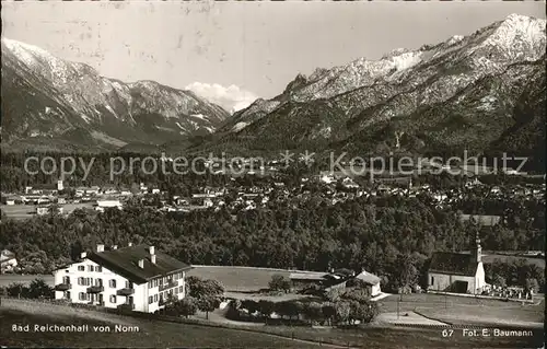 Bad Reichenhall Blick von Nonn Kat. Bad Reichenhall