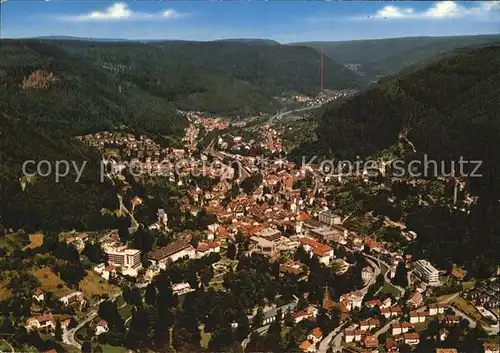 Wildbad Schwarzwald Fliegeraufnahme Kat. Bad Wildbad