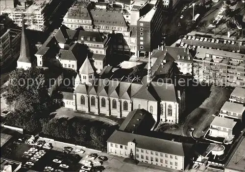 Essen Ruhr Fliegeraufnahme Ruhrbistum Muenster Kathedrale Kat. Essen