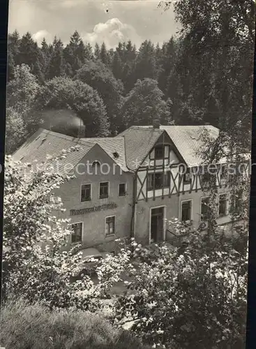 Nausslitz Waldgaststaette Margareten Muehle Kat. Dresden