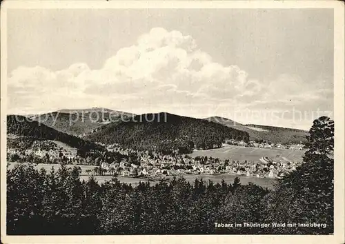 Tabarz Wald mit Inselsberg Kat. Tabarz Thueringer Wald