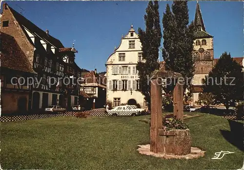 Turckheim Haut Rhin Rue du Conseil Mairie Hotel des Deux Clefs Kat. Turckheim