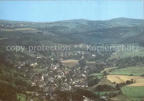 Geising Erzgebirge Panorama Blick vom Geisingberg Kat. Geising Osterzgebirge