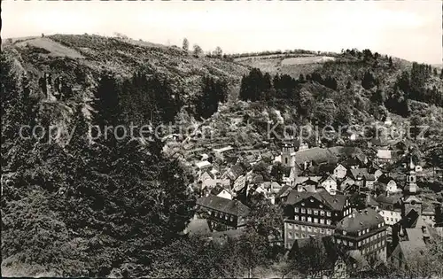 Monschau Teilansicht Perle der Nordeifel Kat. Monschau