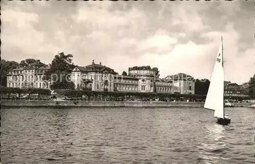 Biebrich Wiesbaden Schloss Segelboot / Wiesbaden /Wiesbaden Stadtkreis