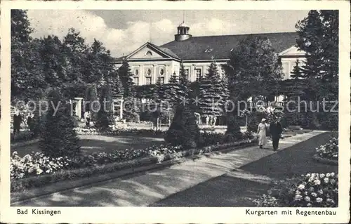 Bad Kissingen Kurgarten mit Regentbau Kat. Bad Kissingen