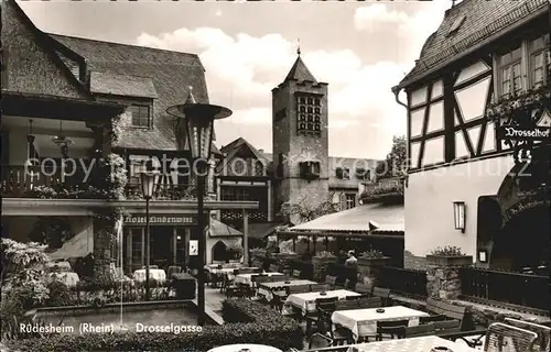 Ruedesheim Rhein Drosselgasse Kat. Ruedesheim am Rhein