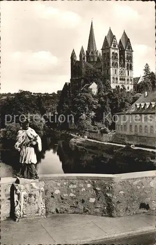 Limburg Lahn Heiliger Nepomuk und Dom Kat. Limburg a.d. Lahn