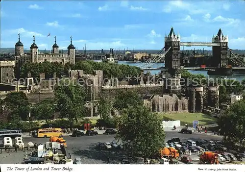 London The Tower of London and Tower Bridge Kat. City of London