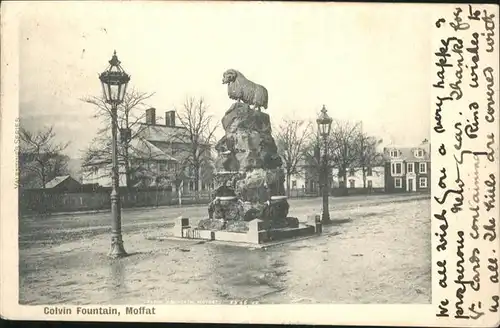 Moffat Dumfries Galloway Colvin Fountain  / Dumfries & Galloway /Dumfries & Galloway