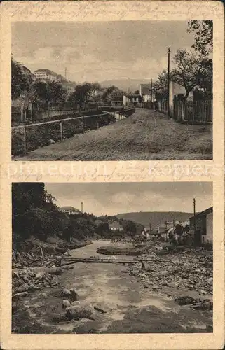 Bad Gottleuba Berggiesshuebel Unwetter ueberschwemmung 1927 Kat. Bad Gottleuba Berggiesshuebel