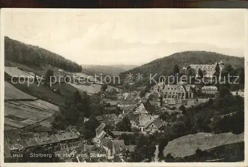 Stolberg Harz Ortsansicht Kat. Stolberg Harz