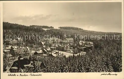 Schierke Harz Panorama Kat. Schierke Brocken