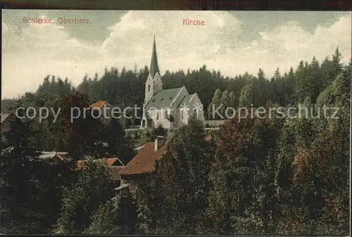 Schierke Harz Kirche Kat. Schierke Brocken