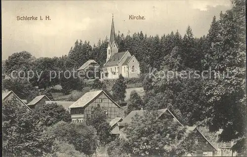 Schierke Harz Kirche Kat. Schierke Brocken