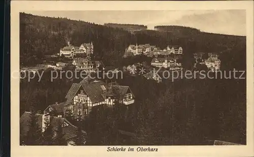 Schierke Harz Panorama Kat. Schierke Brocken