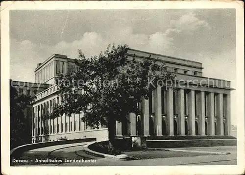 Dessau Rosslau Anhaltliches Landestheater Kat. Dessau Rosslau