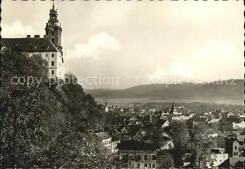 Rudolstadt Heidecksburg mit Blick auf die Stadt Kat. Rudolstadt