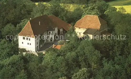 Tuebingen Fliegeraufnahme Restaurant Schloss Hohenentringen Kat. Tuebingen