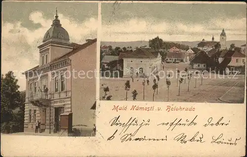 Belohrad Marktplatz  / Tschechische Republik /