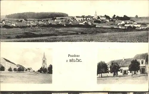 Belcice Bielschitz Teilanansichten Kirche Marktplatz / Tschechische Republik /Jihocesky kraj