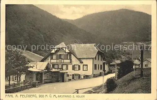 Fahl Feldberg Gasthaus zum Adler / Todtnau /Loerrach LKR