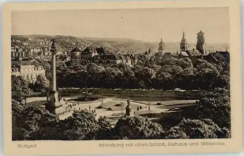 Stuttgart Stuttgart Schlossplatz * 1930 / Stuttgart /Stuttgart Stadtkreis