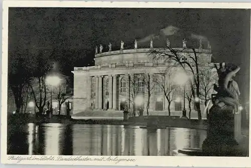 Stuttgart Stuttgart Theater Anlagensee * / Stuttgart /Stuttgart Stadtkreis