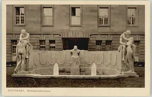 Stuttgart Stuttgart Schicksalsbrunnen * / Stuttgart /Stuttgart Stadtkreis