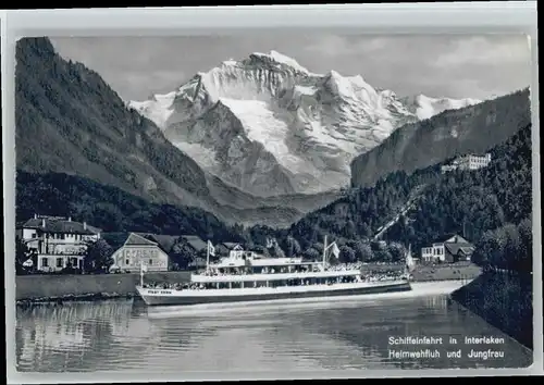 Interlaken BE Interlaken Schiffeinfahrt x / Interlaken /Bz. Interlaken