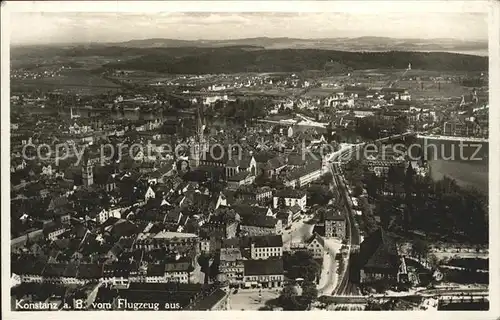 Konstanz Bodensee Fliegeraufnahme / Konstanz /Konstanz LKR