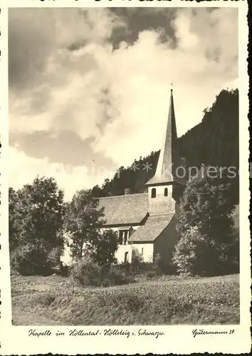 Foto Gutermann Nr. 37 Kapelle Hoellental-Hoellsteig Schwarzwald  / Loerrach /Loerrach LKR