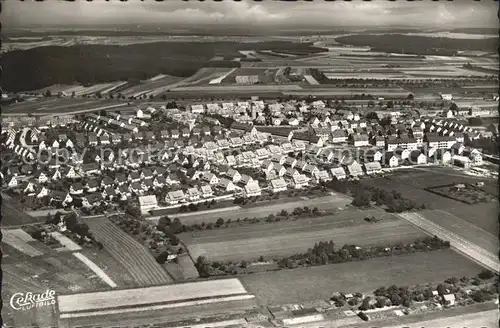 Schwenningen Neckar Fliegeraufnahme Siedlung Sauer Wasen / Villingen-Schwenningen /Schwarzwald-Baar-Kreis LKR