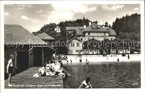 Egg Faakersee Strandhotel Aschgan / Villach Kaernten /