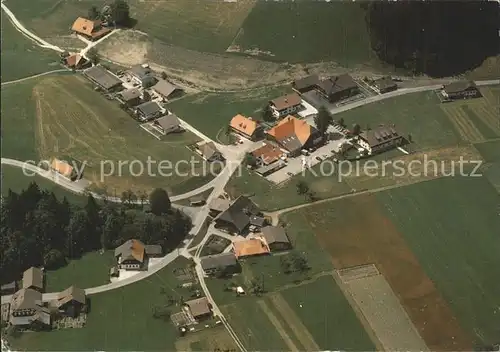 Heidbuehl Eggiwil Dorfkaeserei Hotel Hirschen Metzgerei Fliegeraufnahme / Eggiwil /Bz. Signau