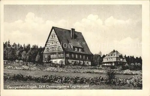 Georgenfeld SVA Genesungsheim Lug ins Land / Zinnwald-Georgenfeld /Saechsische Schweiz-Osterzgebirge LKR