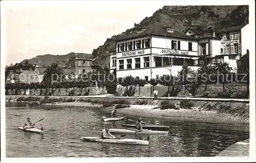 St Goarshausen Hotel Deutsches Haus / Sankt Goarshausen /Rhein-Lahn-Kreis LKR