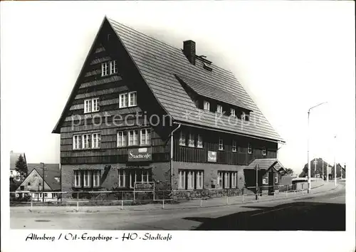 Altenberg Erzgebirge HO Stadtcafe Kat. Geising