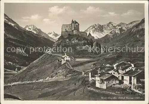 Unterengadin GR Schloss Tarasp / St Moritz /Bz. Maloja