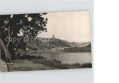 Cochem Mosel Moselpanorama mit Burg Kat. Cochem