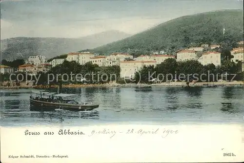 Abbazia Istrien Boot / Seebad Kvarner Bucht /Primorje Gorski kotar