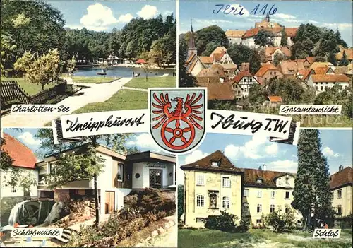 Iburg Teutoburger Wald Charlottensee Schlossmuehle Schloss  Kat. Hoerstel