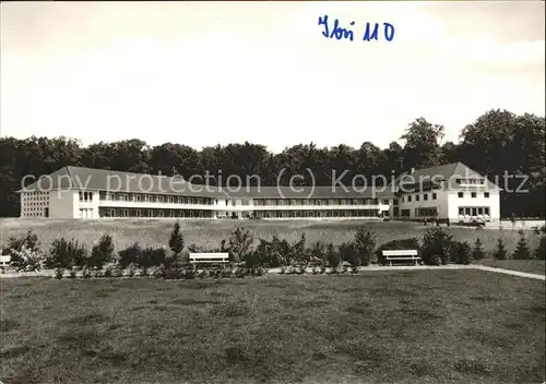 Iburg Teutoburger Wald Klinisches Kneippsanatorium Sonnenhof Kat. Hoerstel