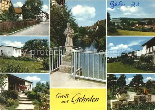 Gehrden Dringenberg Bungalow Feriendorf Bruecke Skulptur