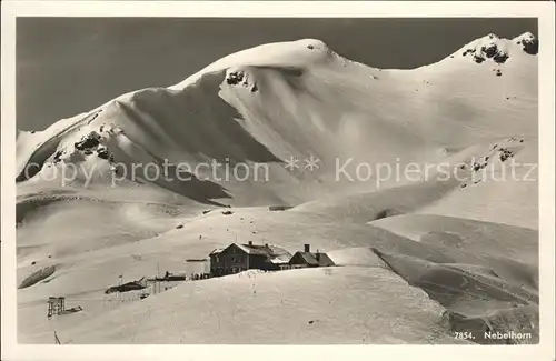 Nebelhorn Edmund Probst Haus Allgaeuer Alpen Kat. Oberstdorf