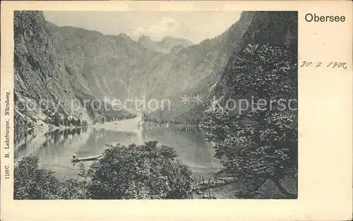 Obersee GL Panorama mit Alpen Kat. Kloental